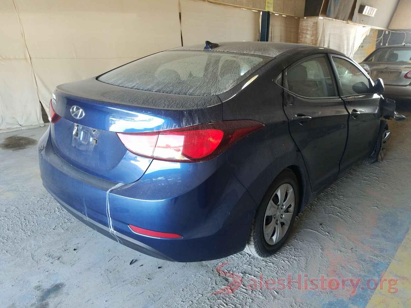 5NPDH4AE4GH673933 2016 HYUNDAI ELANTRA