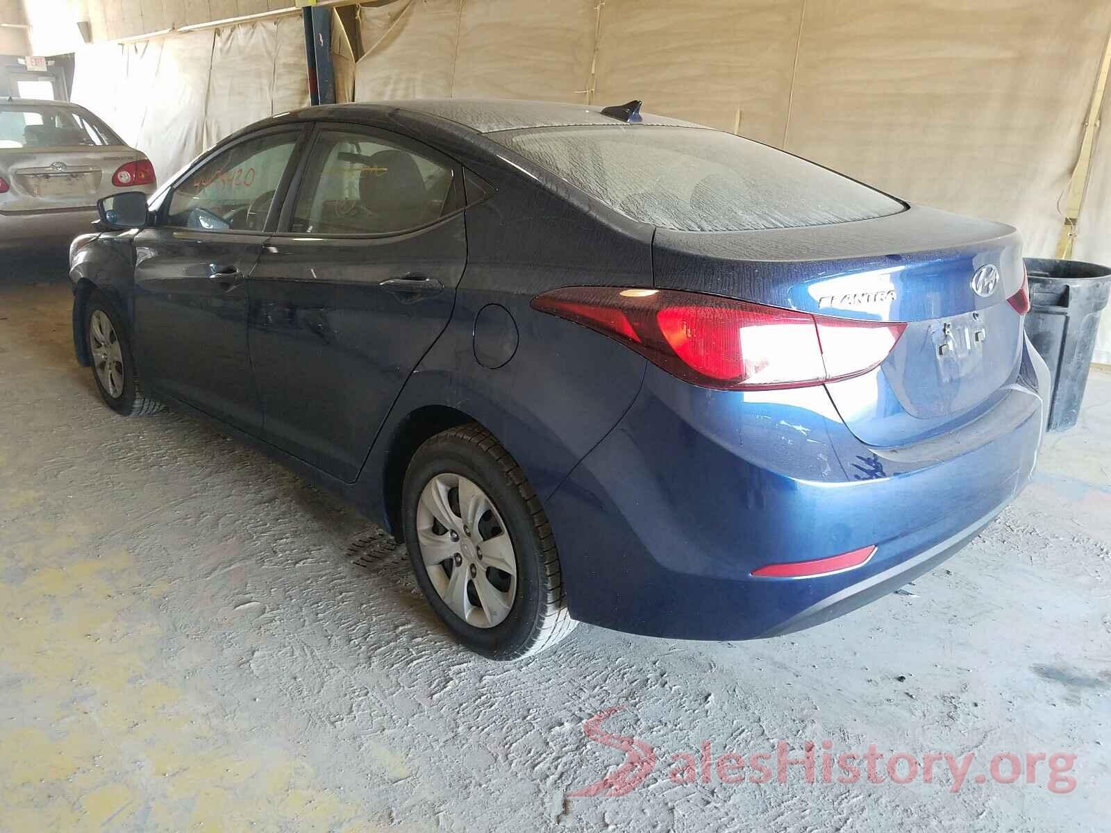 5NPDH4AE4GH673933 2016 HYUNDAI ELANTRA