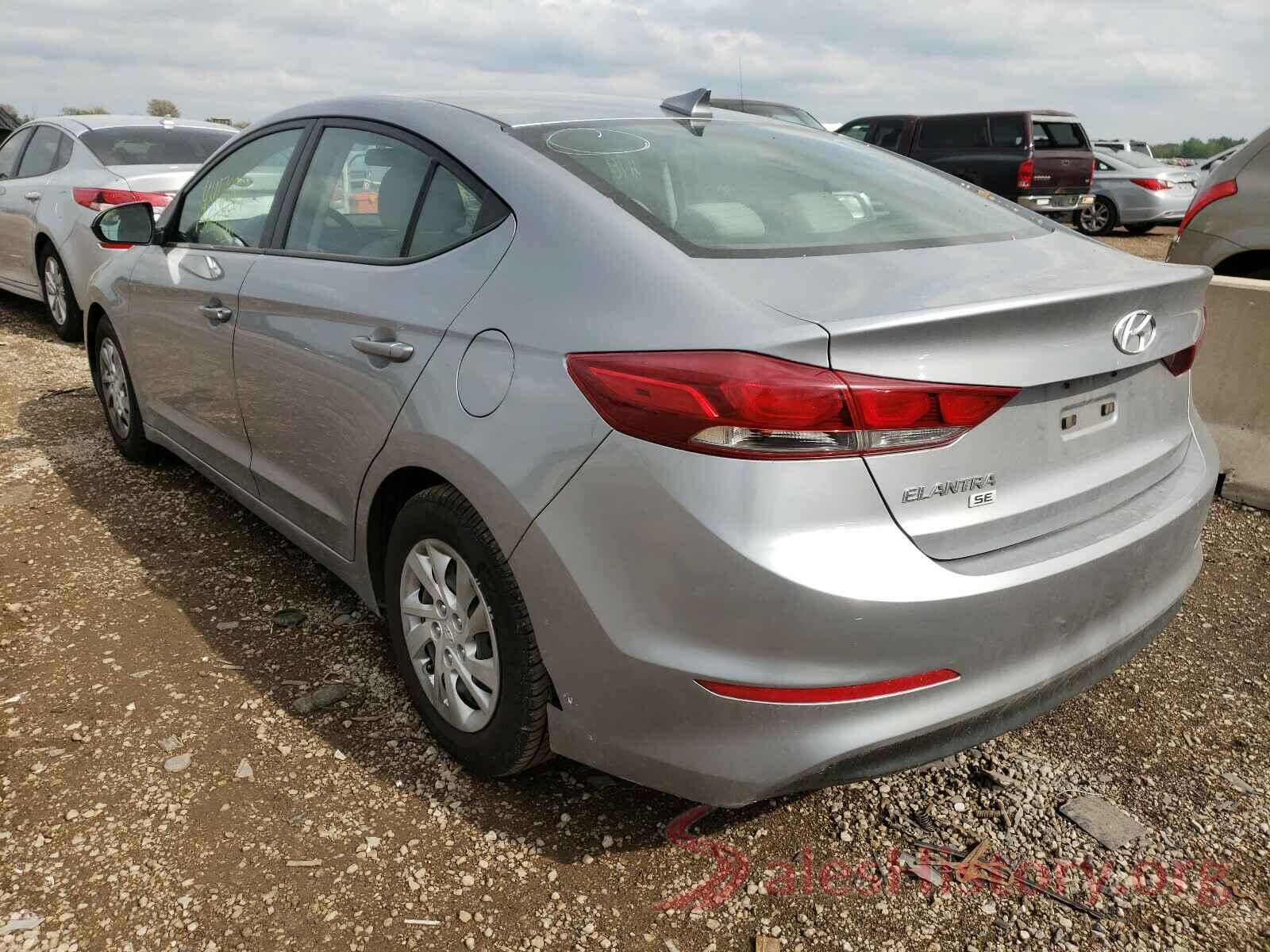 5NPD74LF8HH198605 2017 HYUNDAI ELANTRA