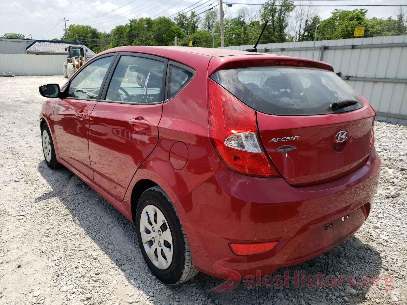 KMHCT5AE5GU266852 2016 HYUNDAI ACCENT