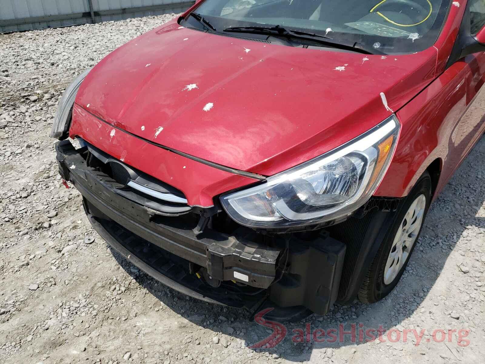 KMHCT5AE5GU266852 2016 HYUNDAI ACCENT