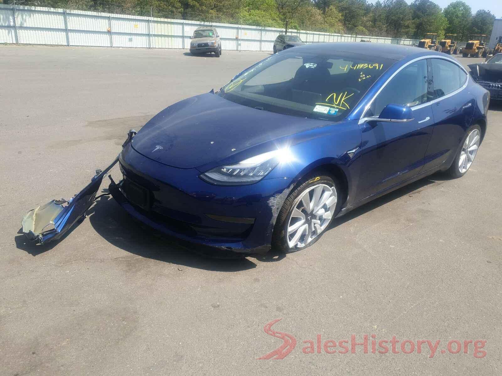 5YJ3E1EA3KF402198 2019 TESLA MODEL 3