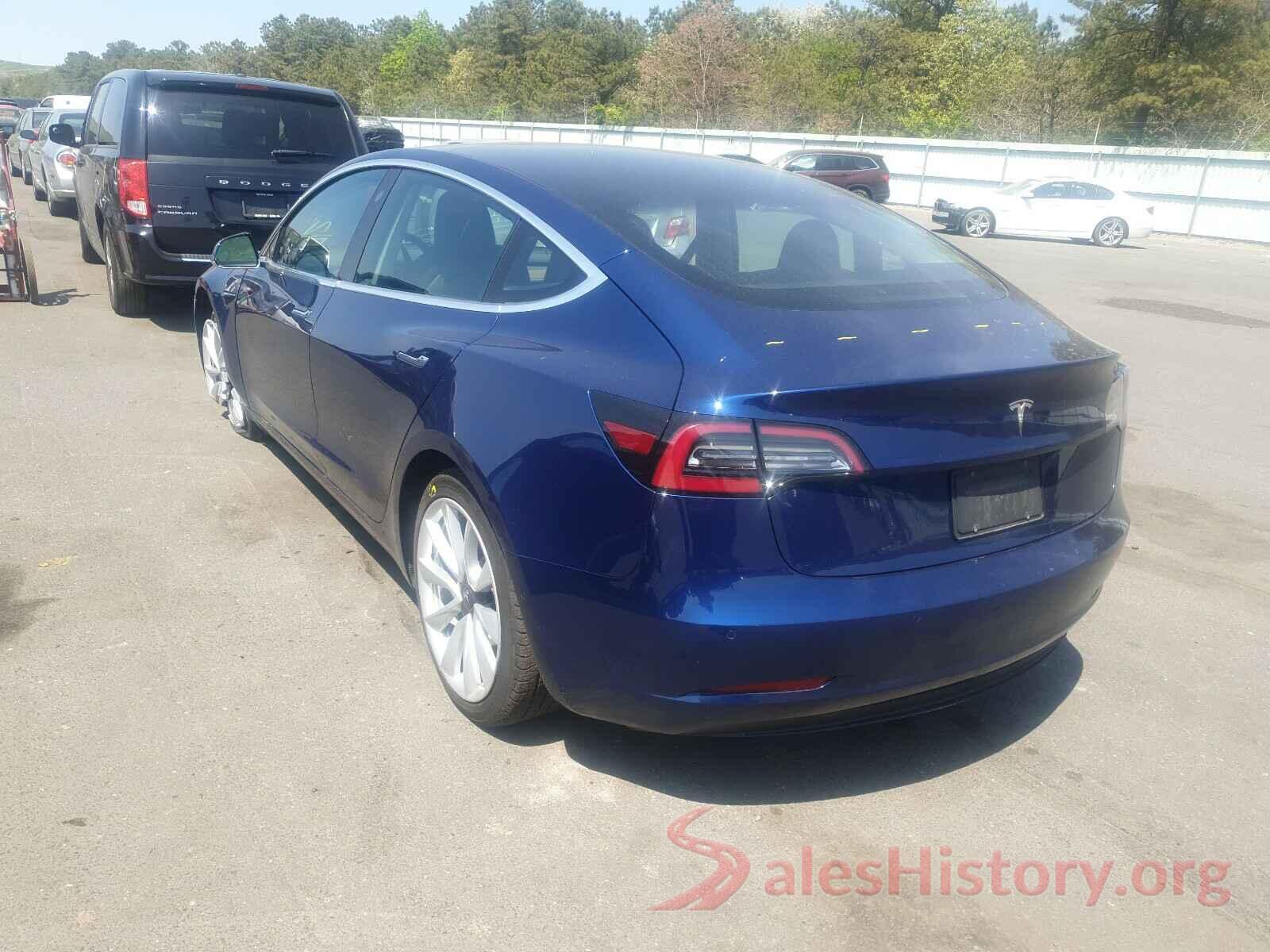 5YJ3E1EA3KF402198 2019 TESLA MODEL 3