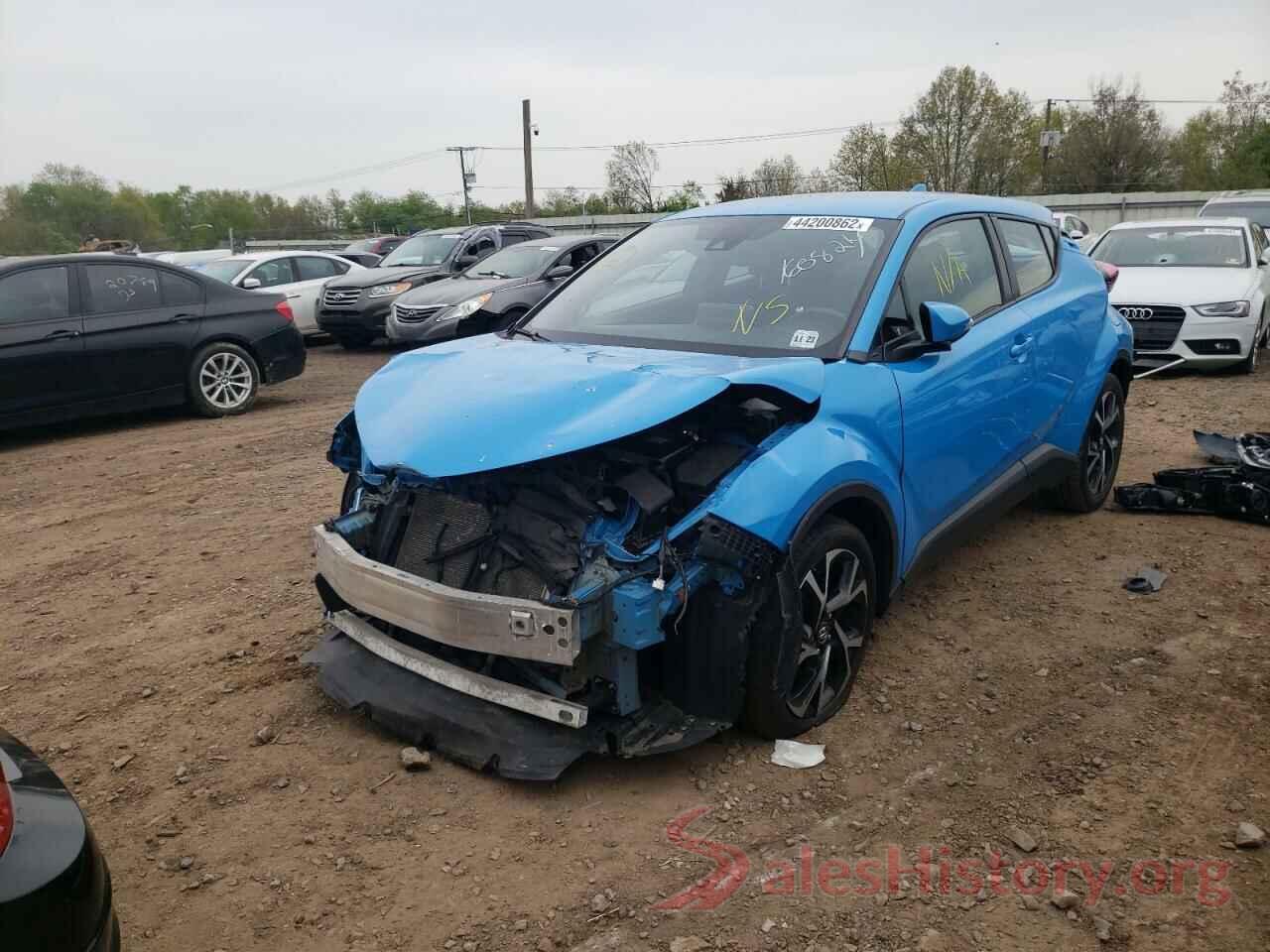 NMTKHMBX7KR072301 2019 TOYOTA C-HR