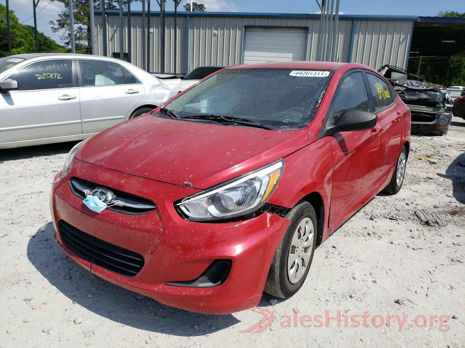 KMHCT4AE4GU989862 2016 HYUNDAI ACCENT