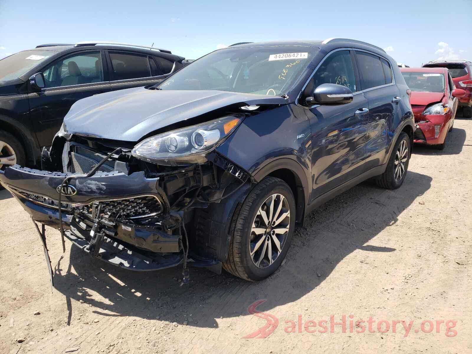 KNDPNCAC1H7255141 2017 KIA SPORTAGE