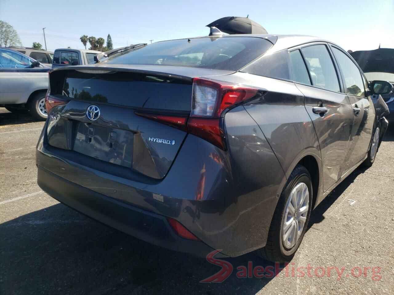 JTDKARFUXK3082891 2019 TOYOTA PRIUS