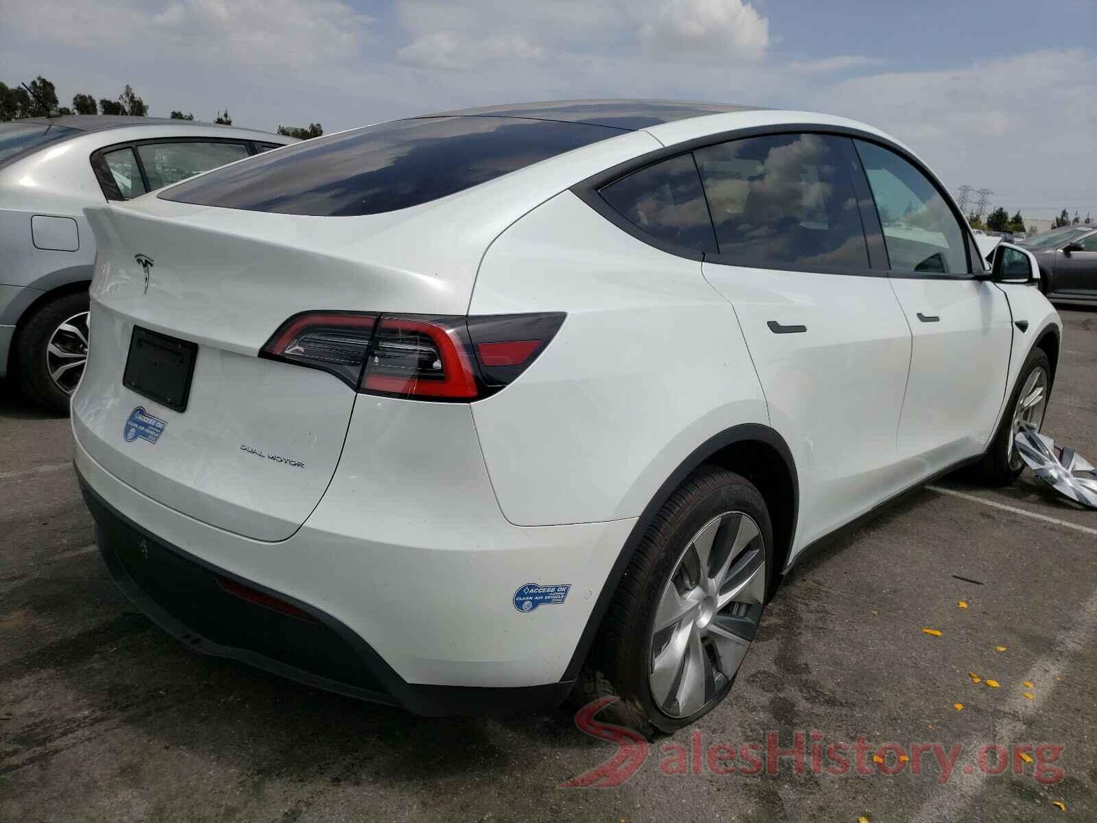 5YJYGDEE4LF054689 2020 TESLA MODEL Y