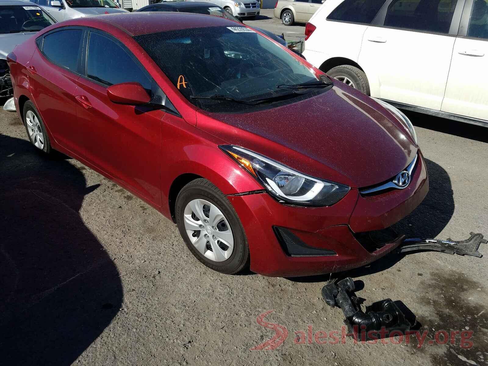 5NPDH4AE7GH729833 2016 HYUNDAI ELANTRA