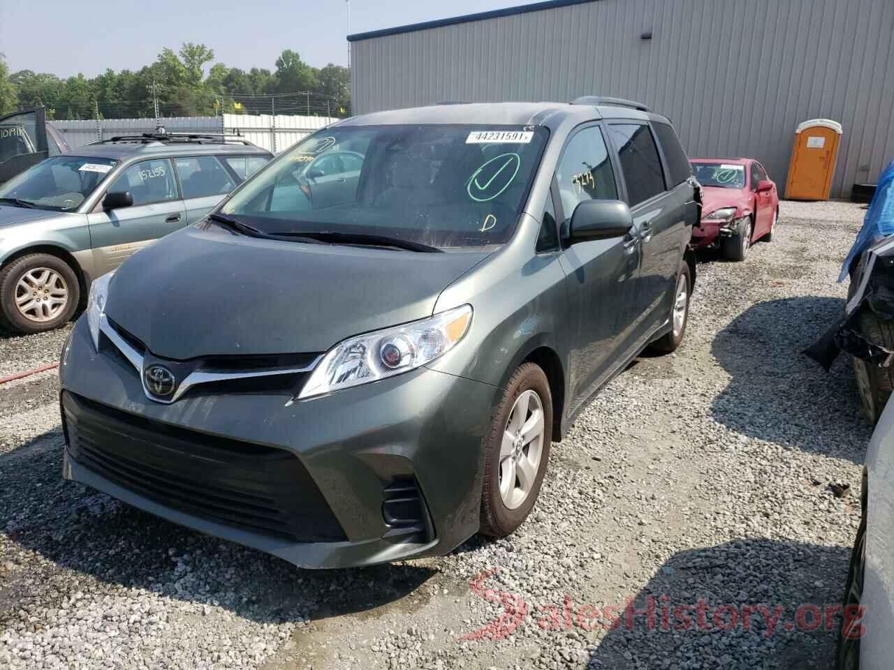 5TDKZ3DC2LS022927 2020 TOYOTA SIENNA