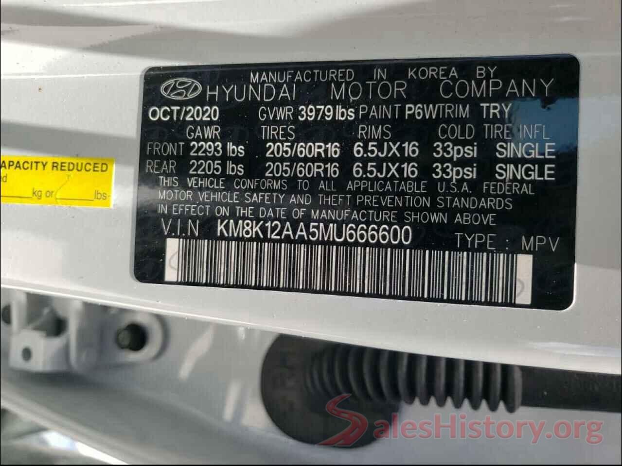 KM8K12AA5MU666600 2021 HYUNDAI KONA