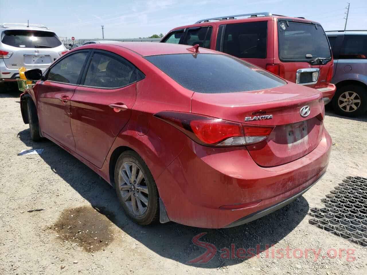 KMHDH4AE6GU489501 2016 HYUNDAI ELANTRA