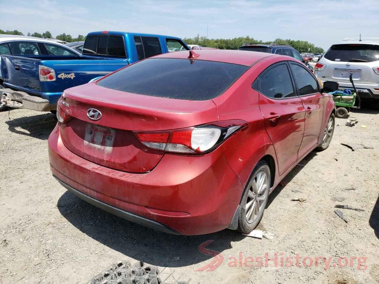 KMHDH4AE6GU489501 2016 HYUNDAI ELANTRA