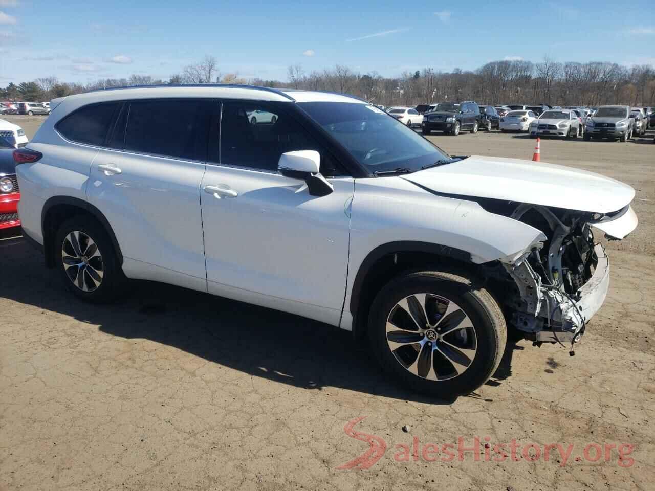 5TDHZRBH0MS546414 2021 TOYOTA HIGHLANDER