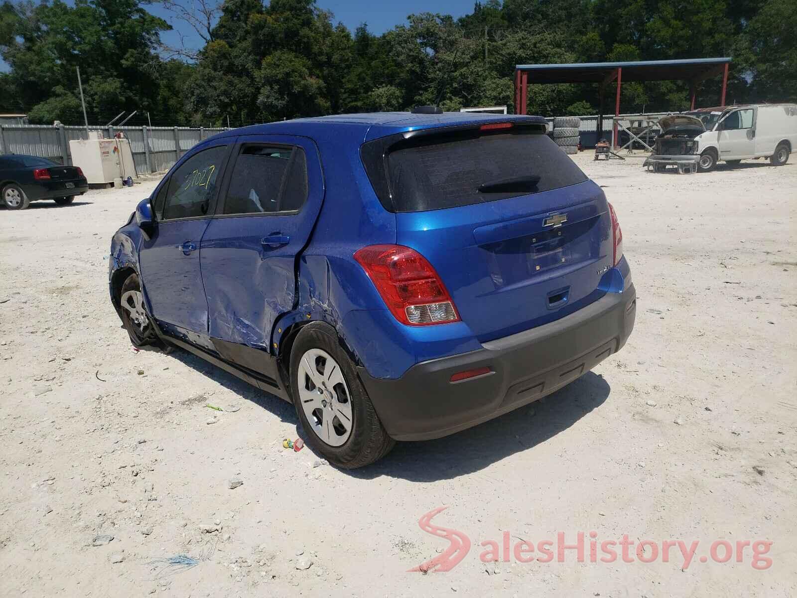 KL7CJKSB8GB758507 2016 CHEVROLET TRAX