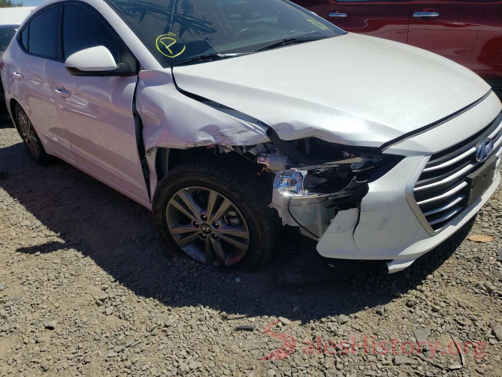 5NPD84LF3JH310102 2018 HYUNDAI ELANTRA