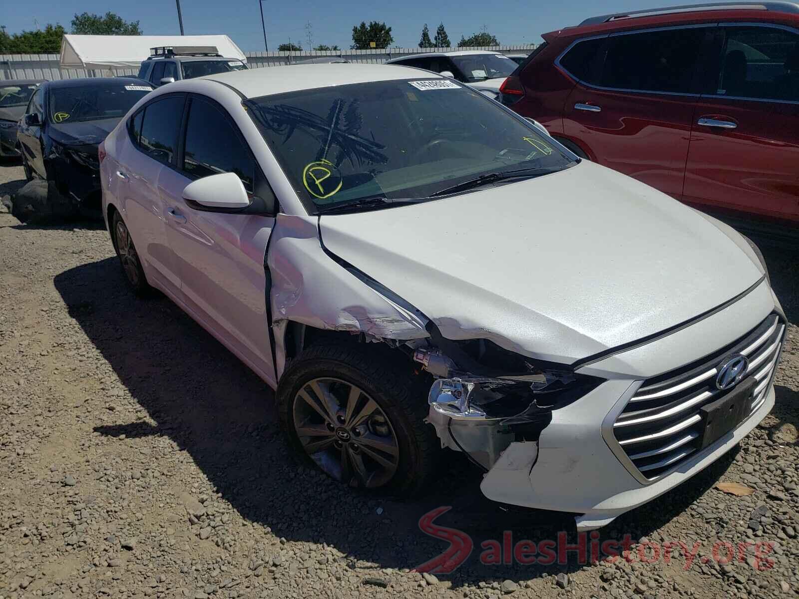 5NPD84LF3JH310102 2018 HYUNDAI ELANTRA