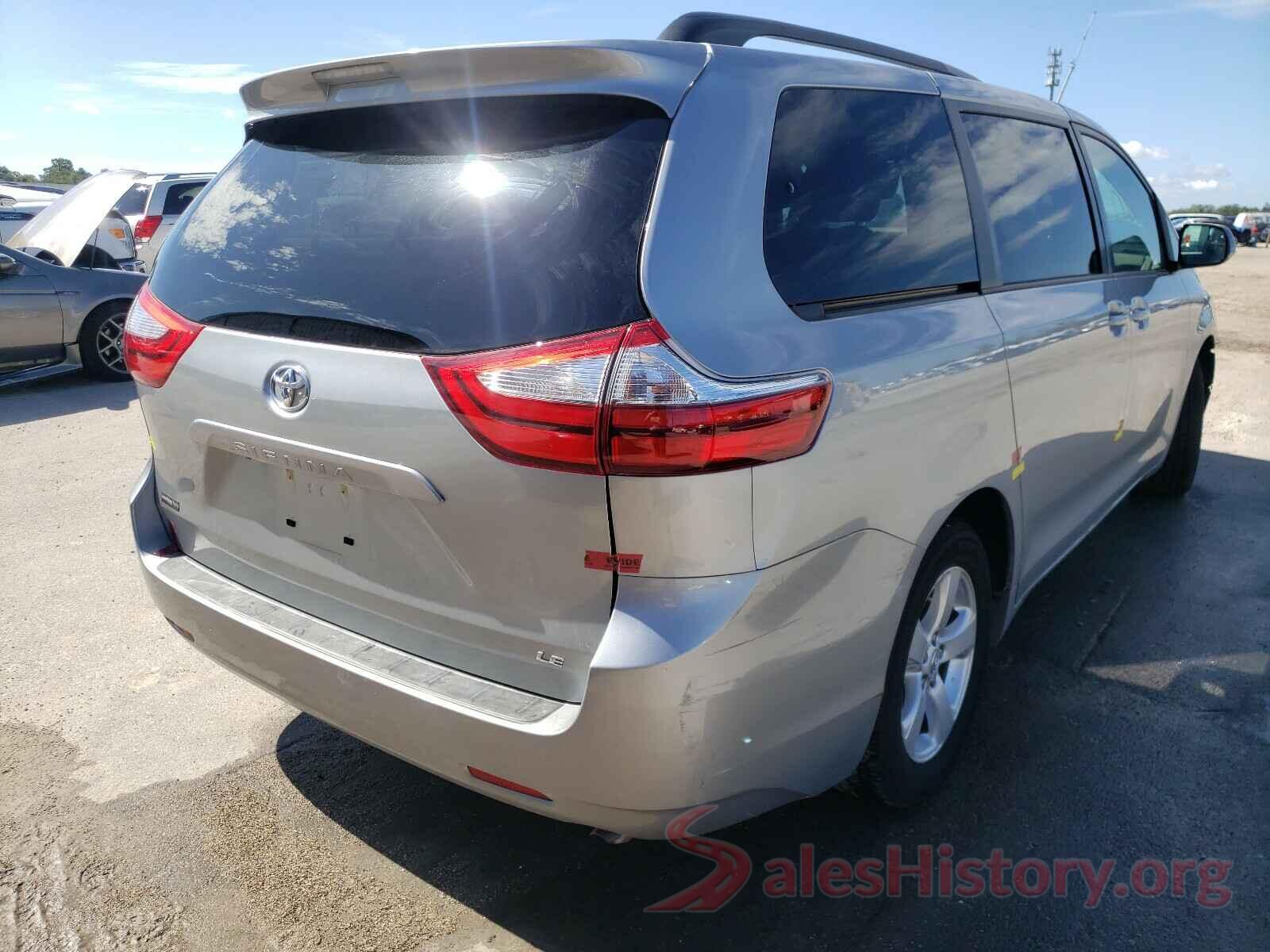 5TDKZ3DC8HS834353 2017 TOYOTA SIENNA