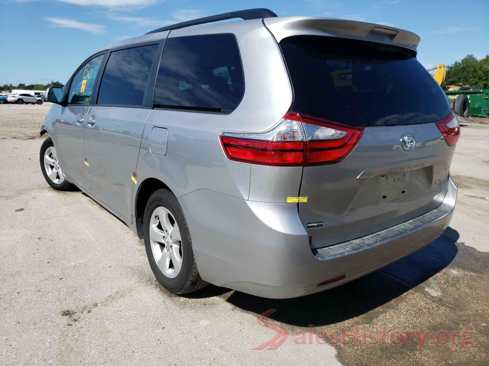 5TDKZ3DC8HS834353 2017 TOYOTA SIENNA