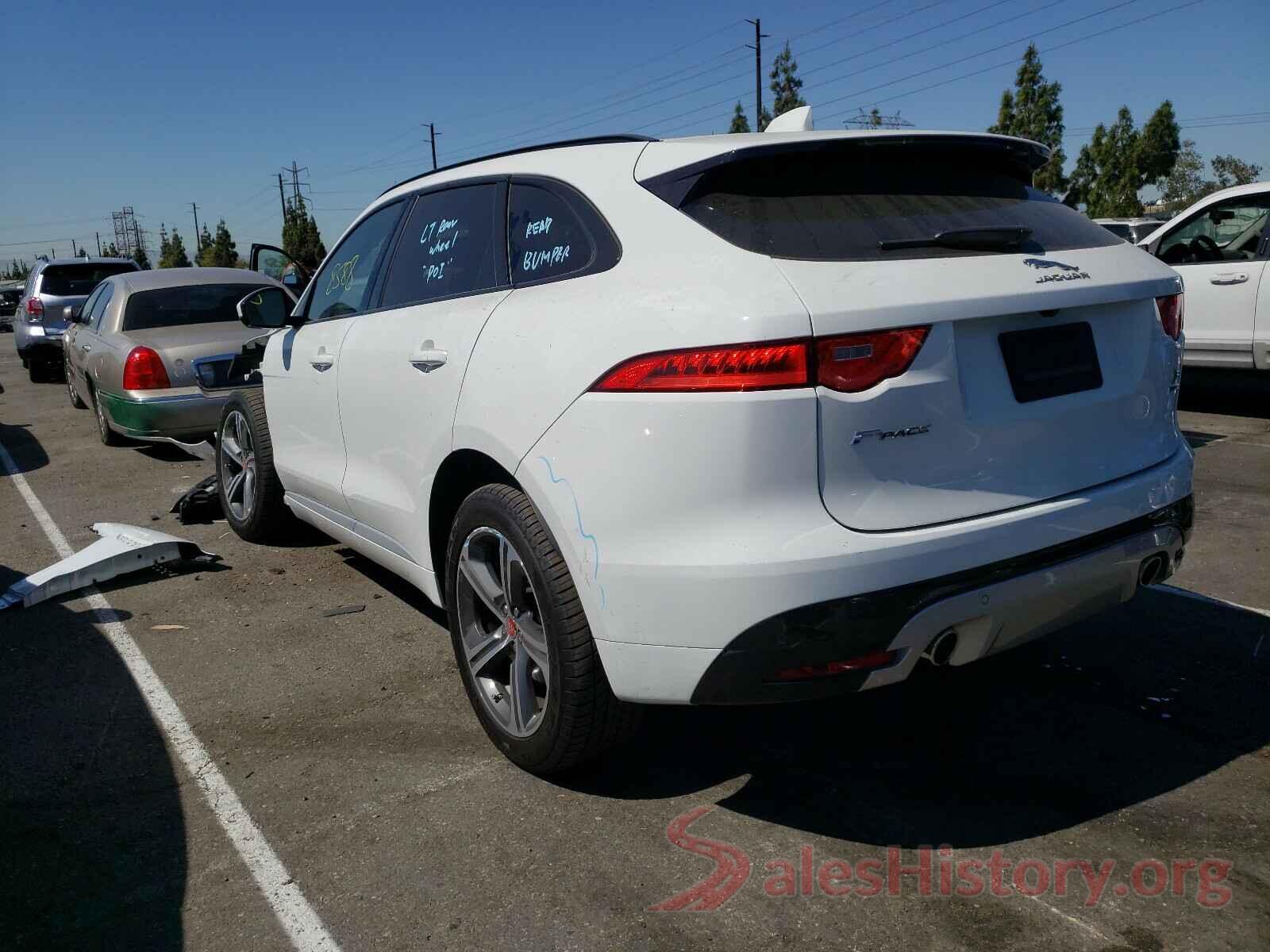 SADCM2FV2KA393761 2019 JAGUAR F-PACE