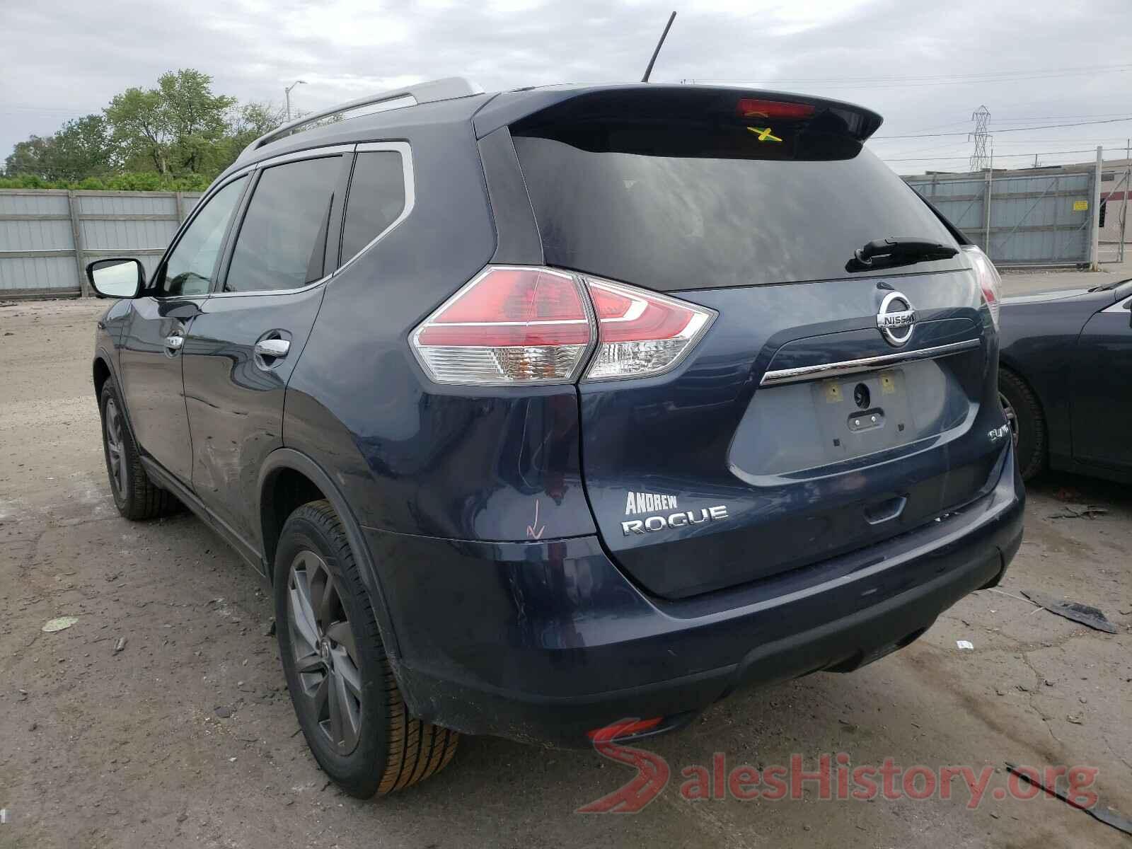 KNMAT2MV5GP683893 2016 NISSAN ROGUE