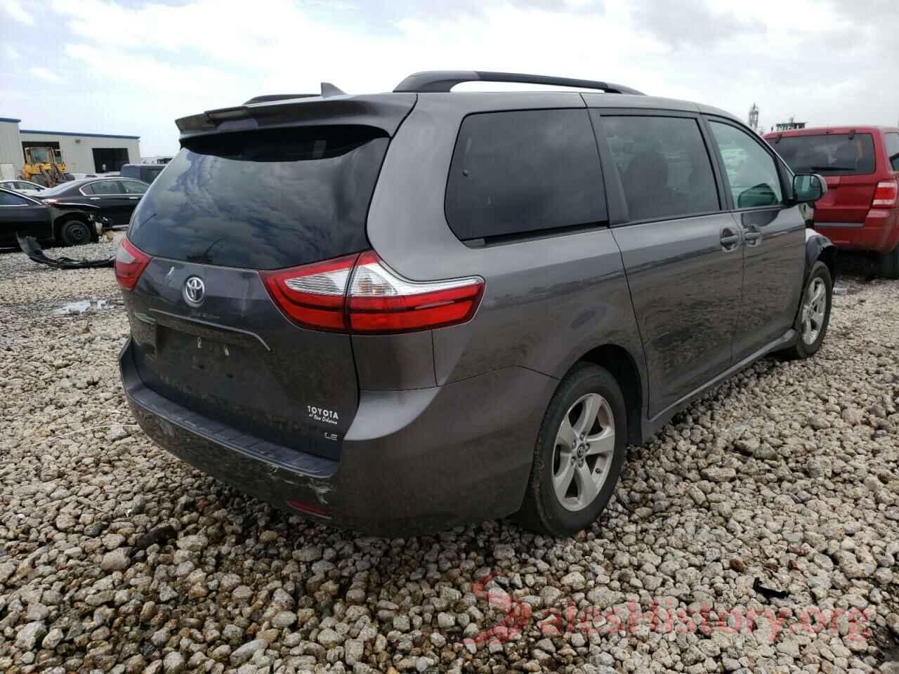 5TDKZ3DC6KS010584 2019 TOYOTA SIENNA