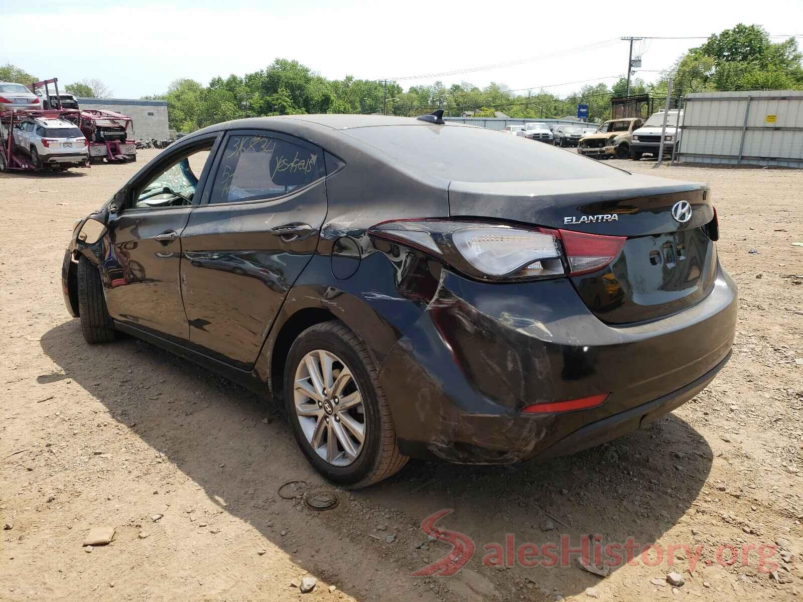 5NPDH4AE0GH762334 2016 HYUNDAI ELANTRA