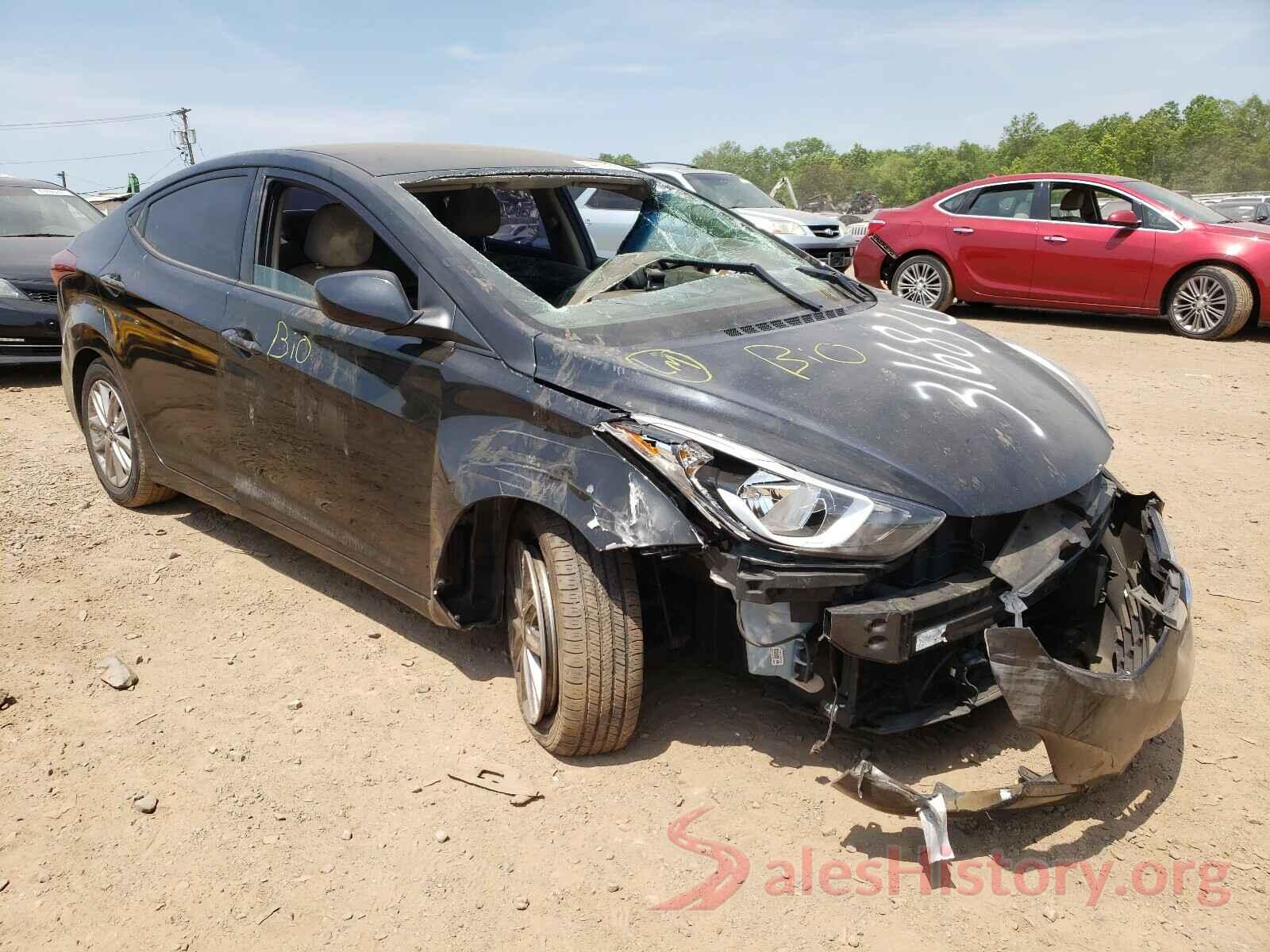 5NPDH4AE0GH762334 2016 HYUNDAI ELANTRA