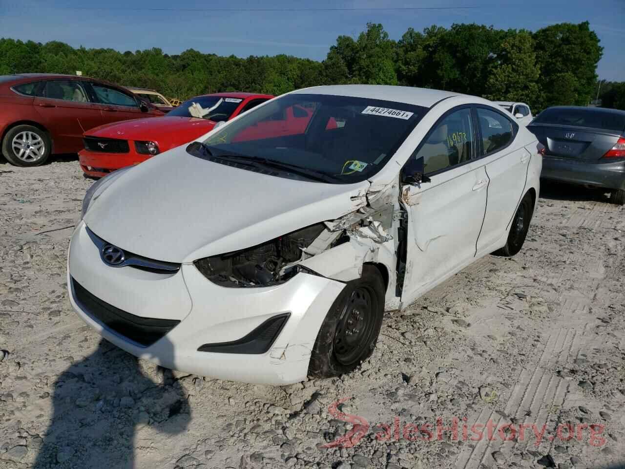 5NPDH4AEXGH728272 2016 HYUNDAI ELANTRA