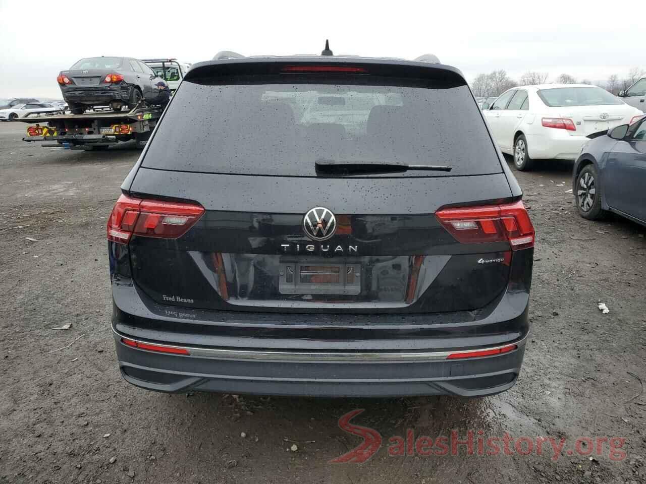 3VV0B7AX8NM110900 2022 VOLKSWAGEN TIGUAN