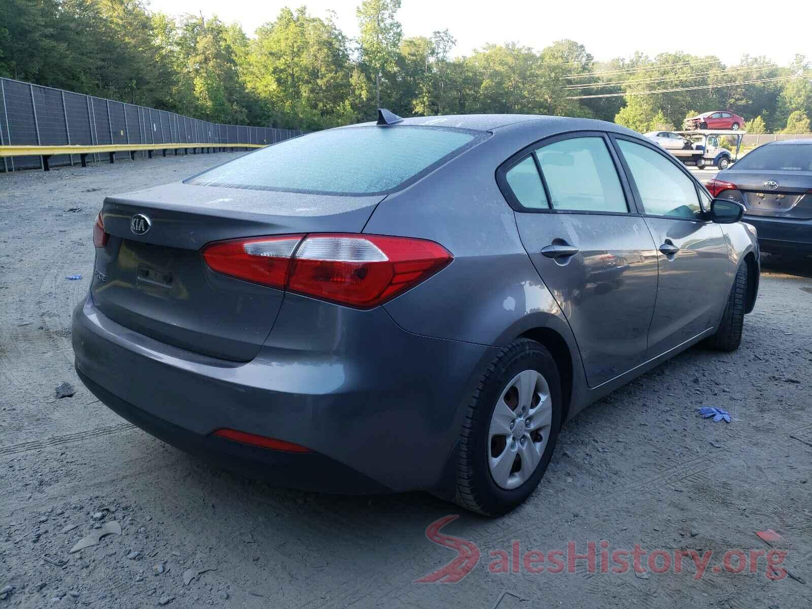 KNAFX4A6XG5536884 2016 KIA FORTE