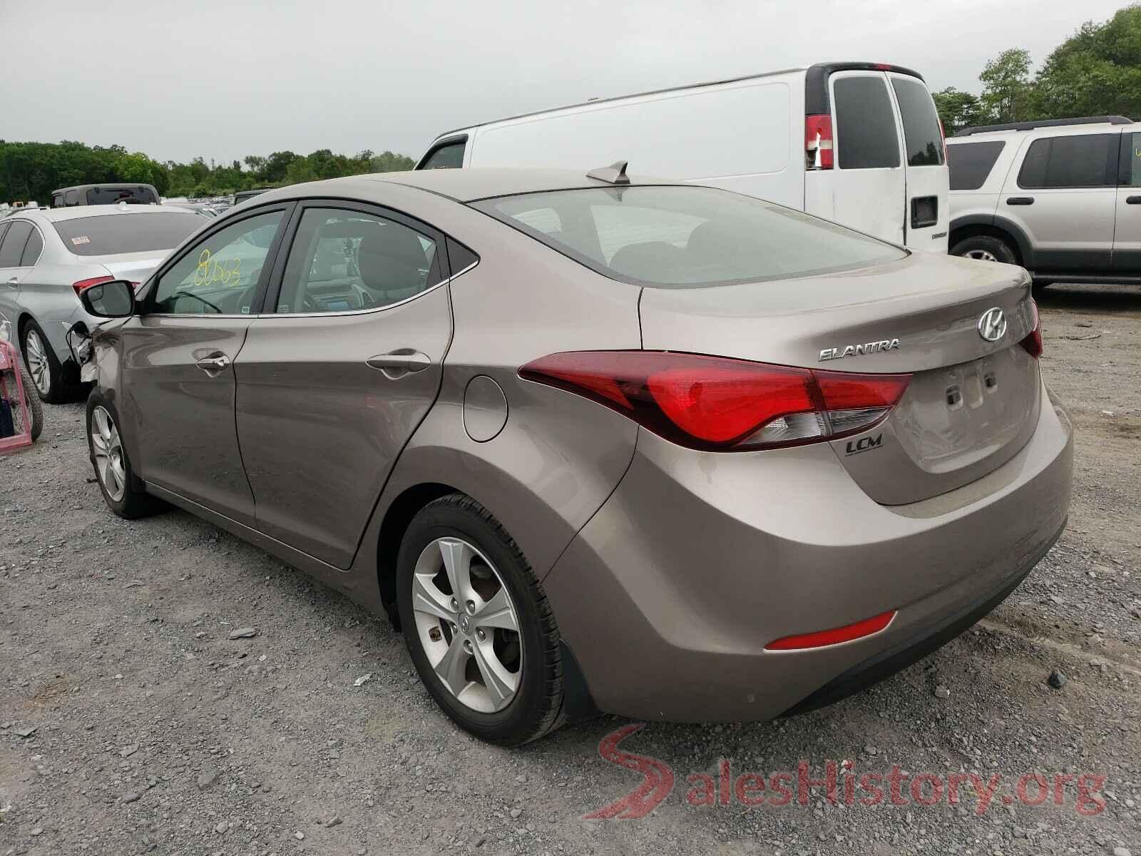 5NPDH4AE2GH730596 2016 HYUNDAI ELANTRA