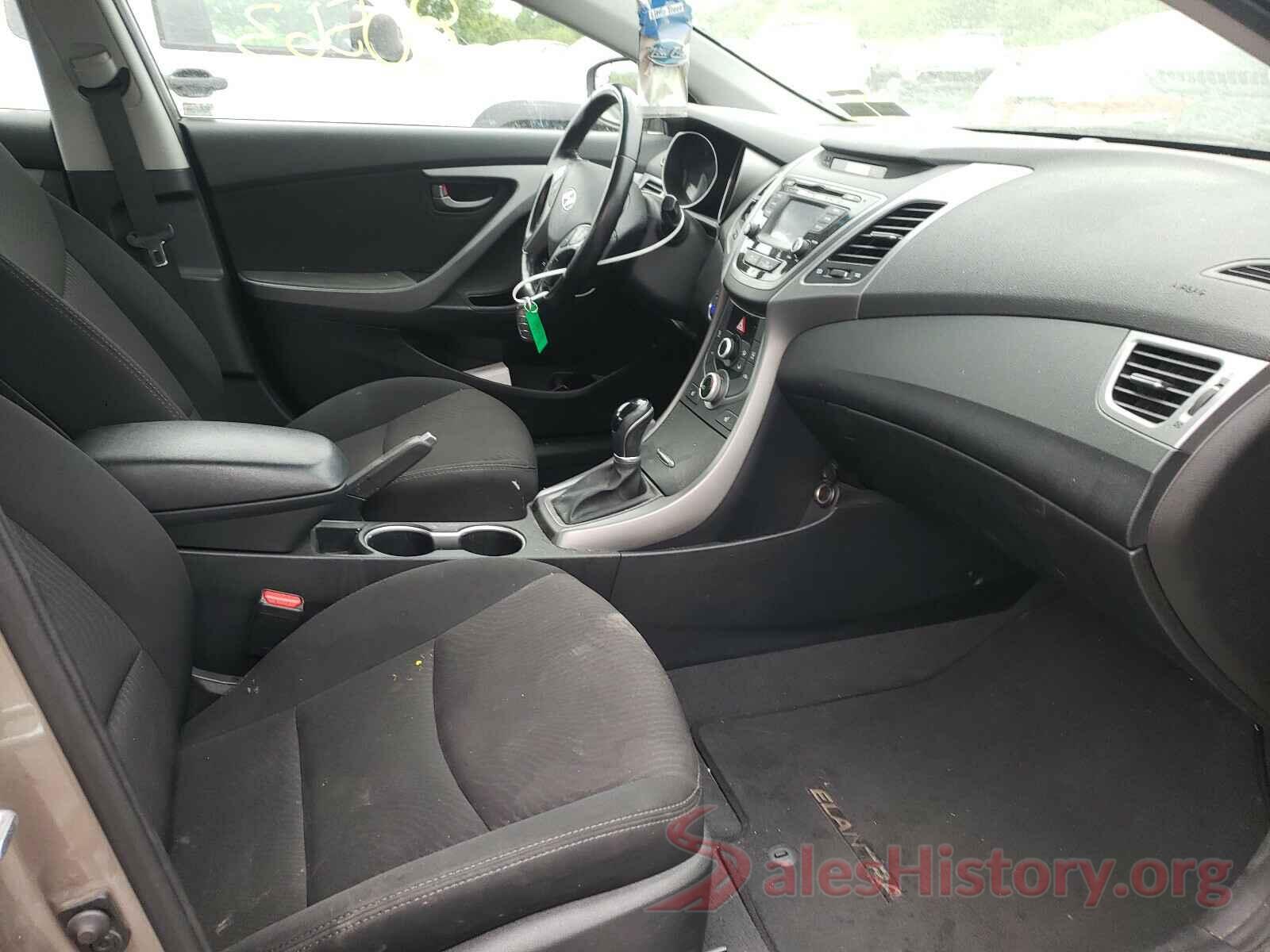 5NPDH4AE2GH730596 2016 HYUNDAI ELANTRA