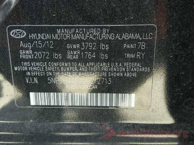 5NPDH4AE4DH212713 2013 HYUNDAI ELANTRA