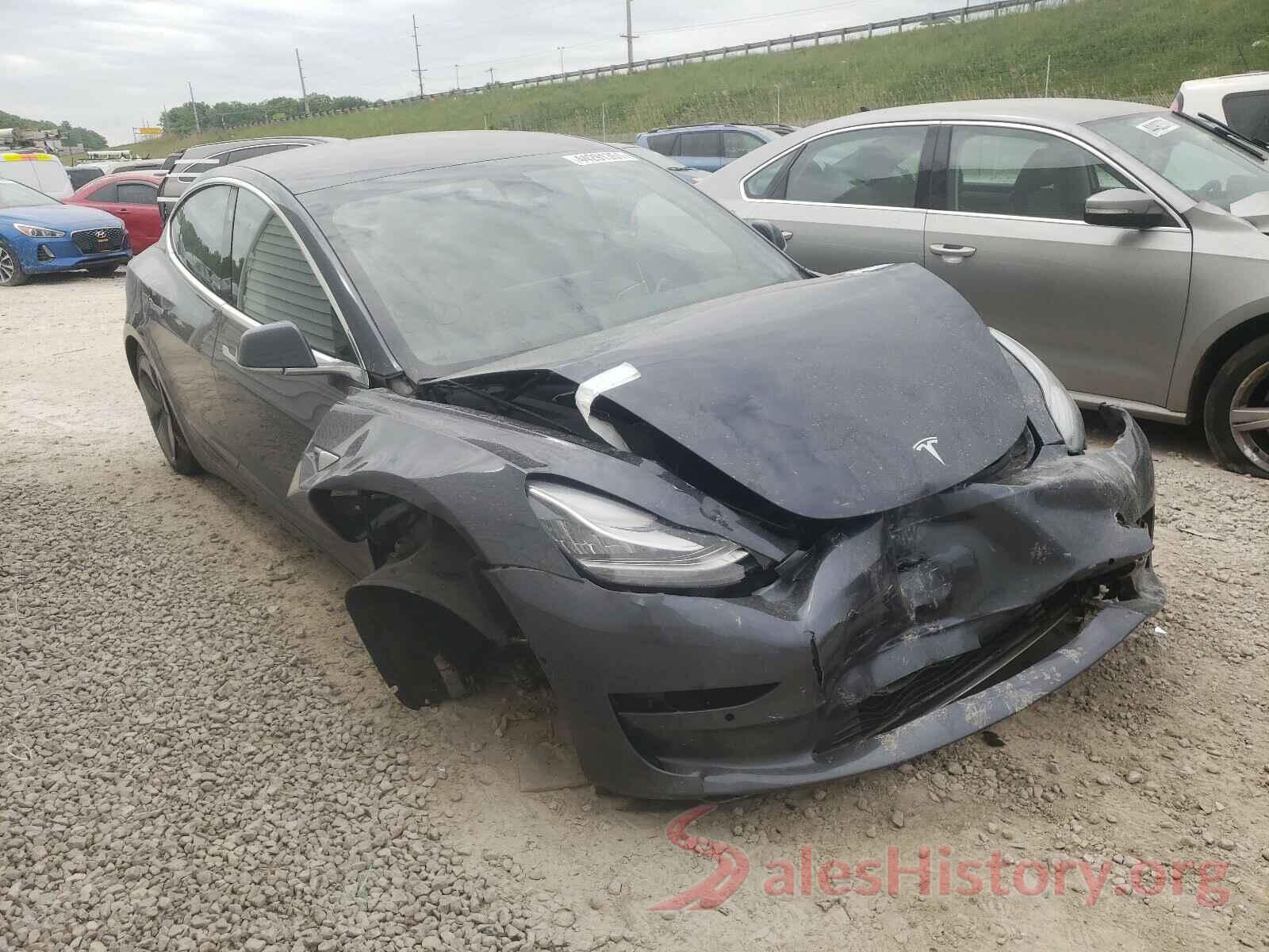 5YJ3E1EB9KF437286 2019 TESLA MODEL 3