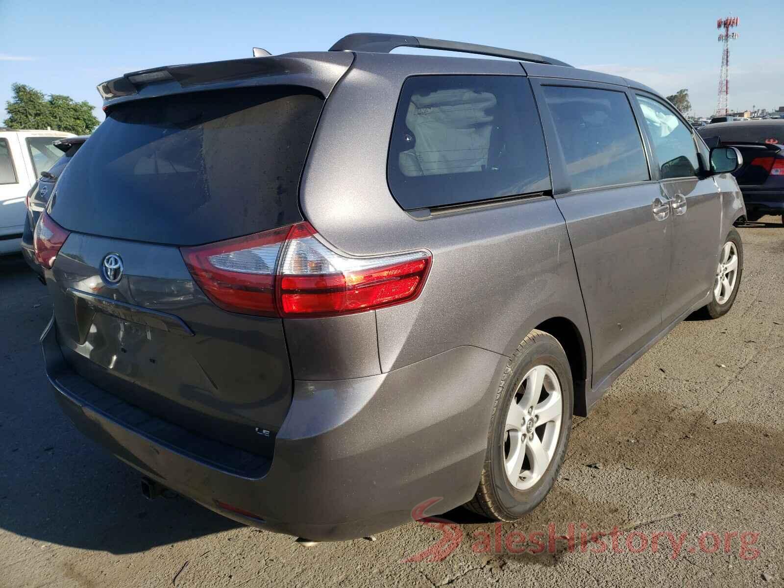 5TDKZ3DC9JS933981 2018 TOYOTA SIENNA