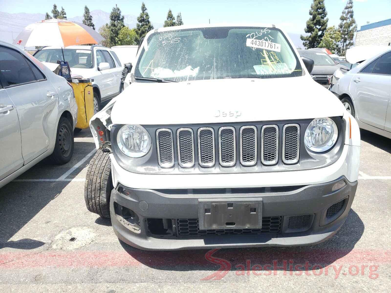 ZACCJAAT0GPD51424 2016 JEEP RENEGADE