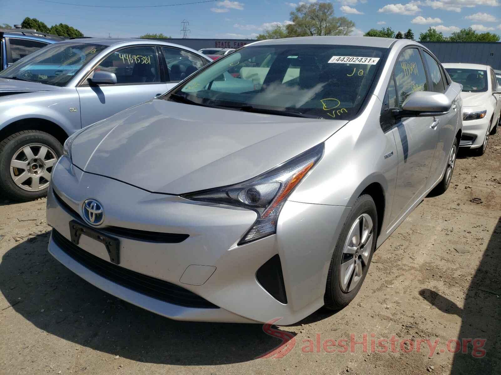 JTDKARFU8G3502218 2016 TOYOTA PRIUS