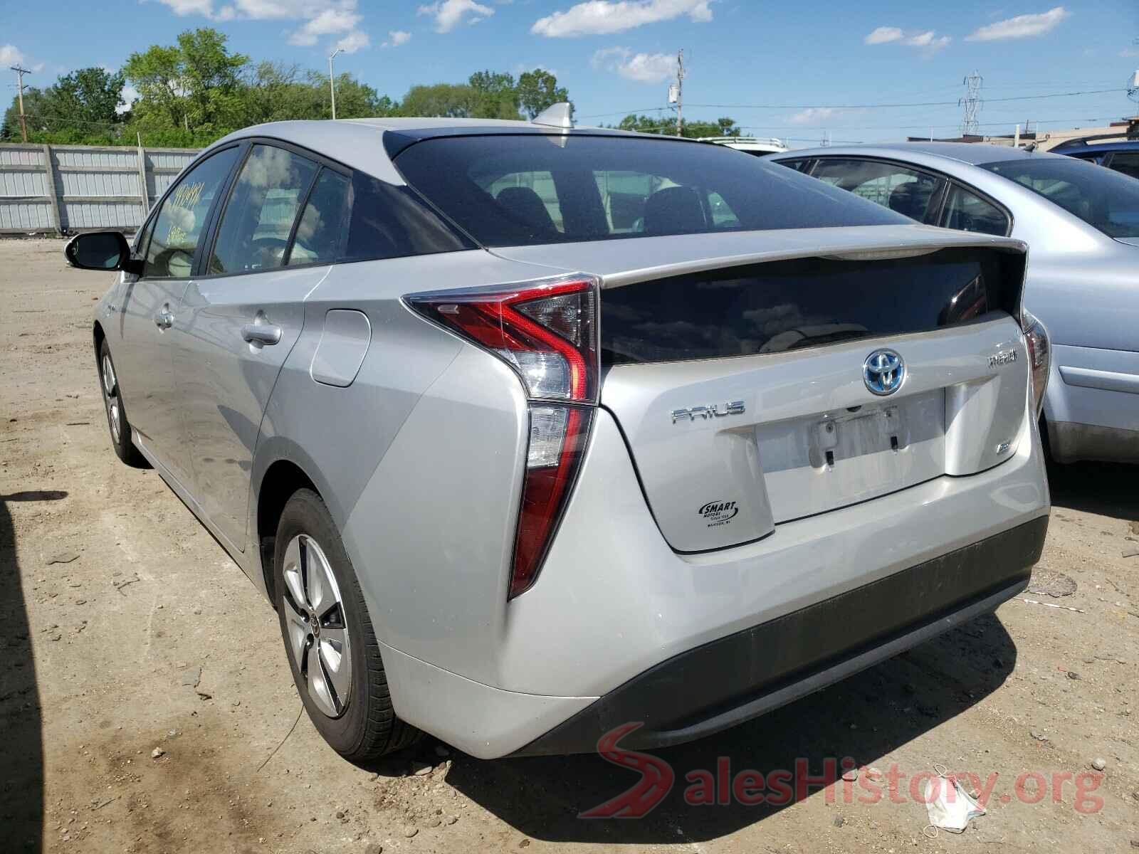 JTDKARFU8G3502218 2016 TOYOTA PRIUS