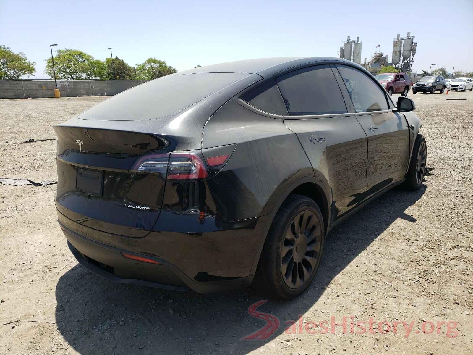 5YJYGDEE0LF017736 2020 TESLA MODEL Y