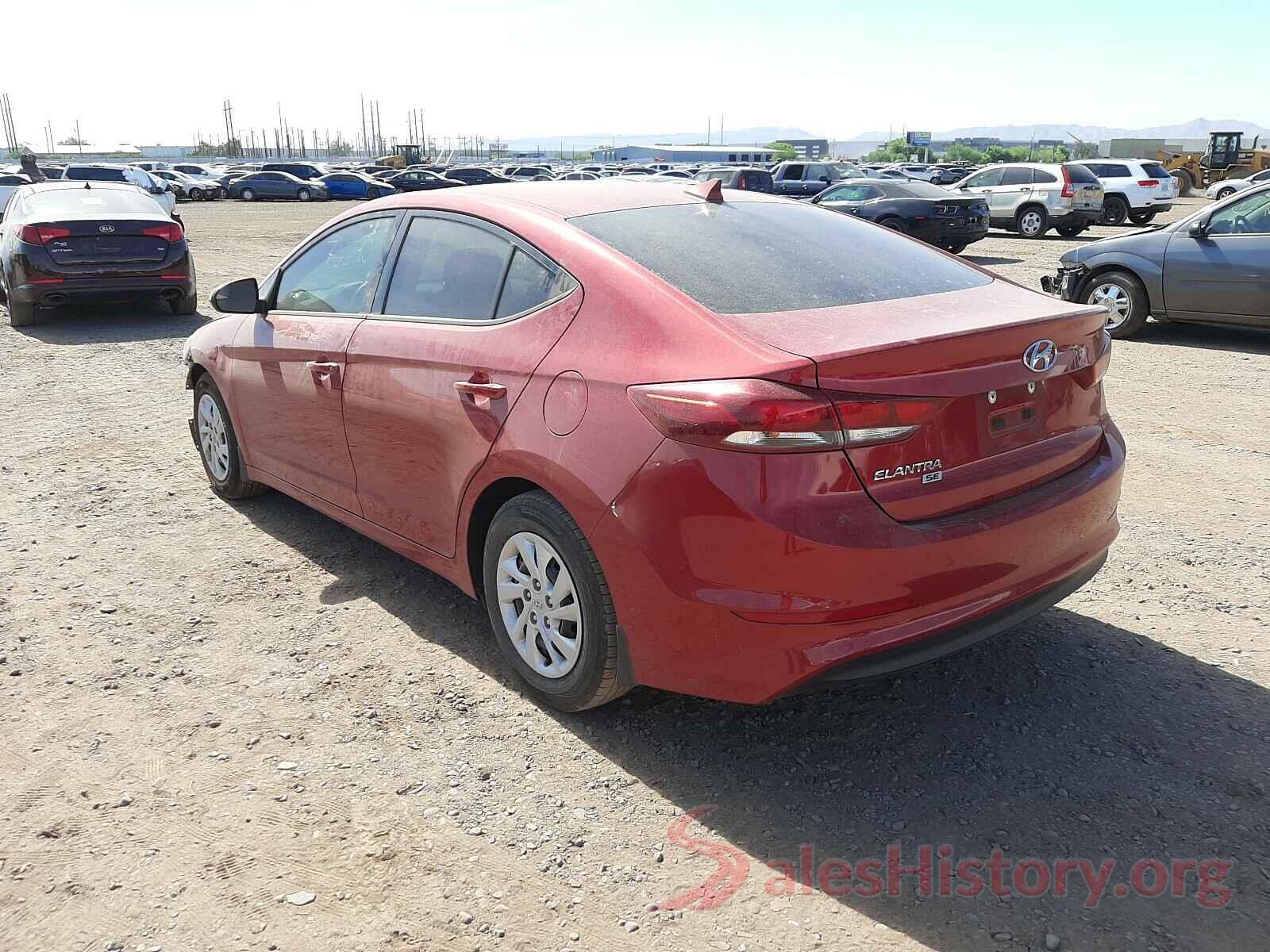 5NPD74LF0HH201075 2017 HYUNDAI ELANTRA