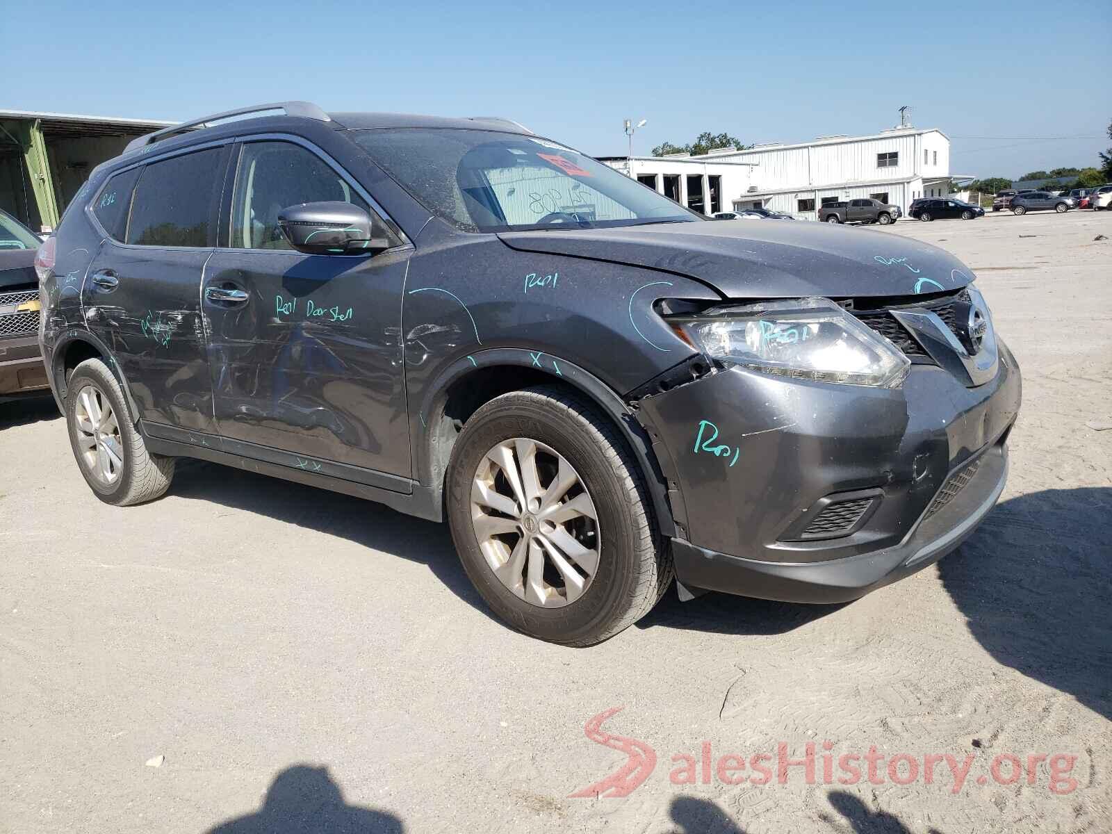 KNMAT2MT0GP607609 2016 NISSAN ROGUE