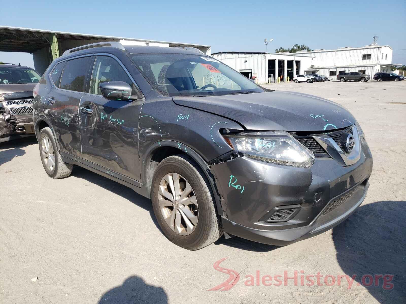 KNMAT2MT0GP607609 2016 NISSAN ROGUE