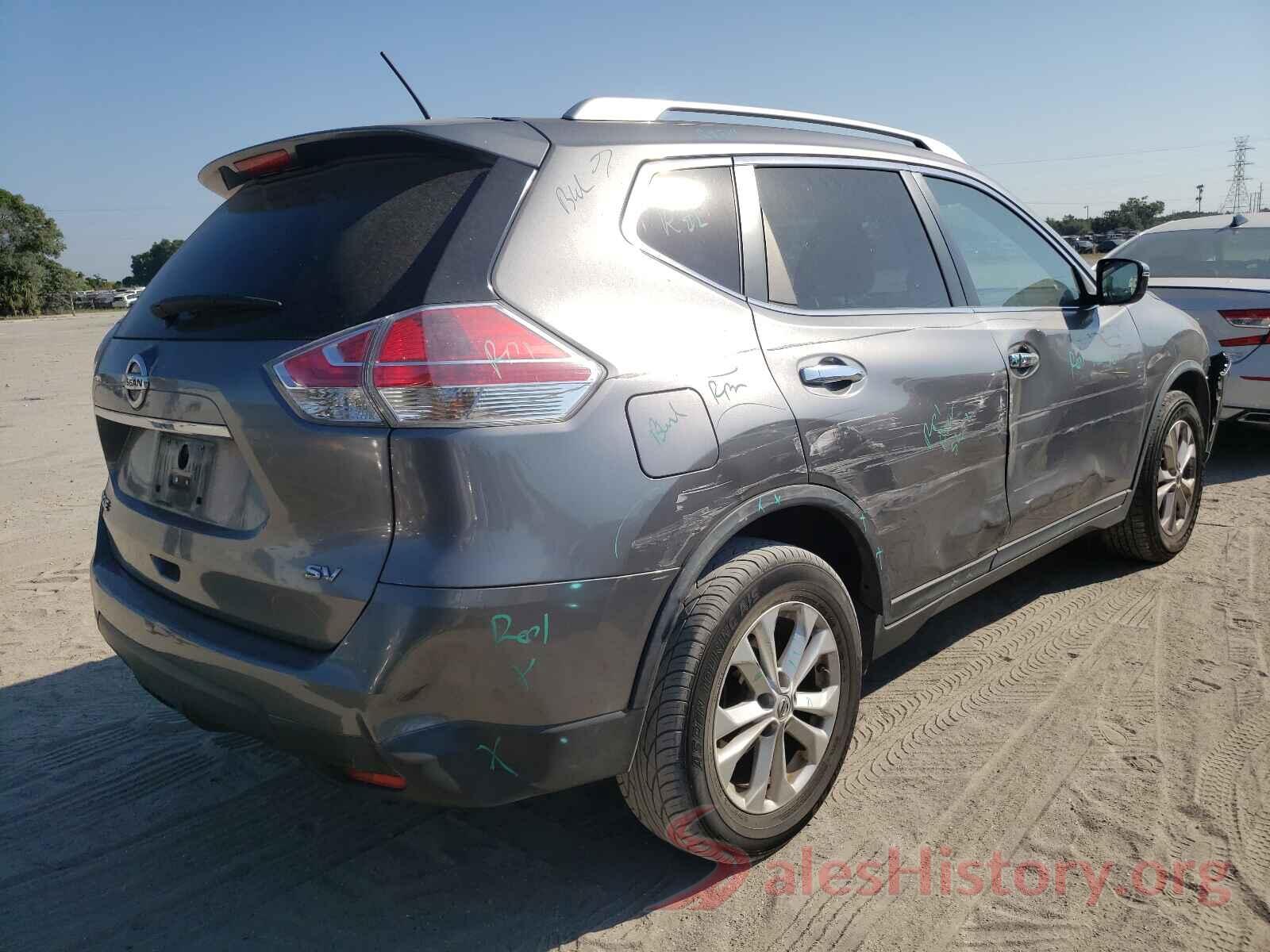 KNMAT2MT0GP607609 2016 NISSAN ROGUE