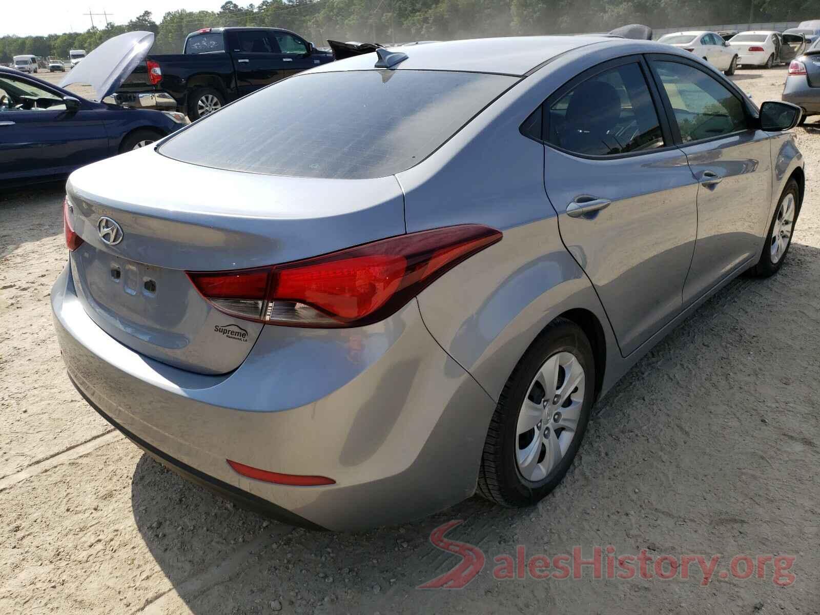 5NPDH4AE9GH751056 2016 HYUNDAI ELANTRA