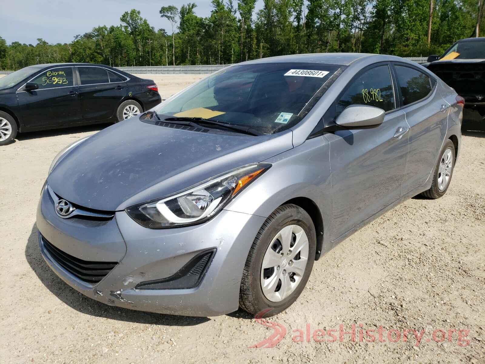 5NPDH4AE9GH751056 2016 HYUNDAI ELANTRA