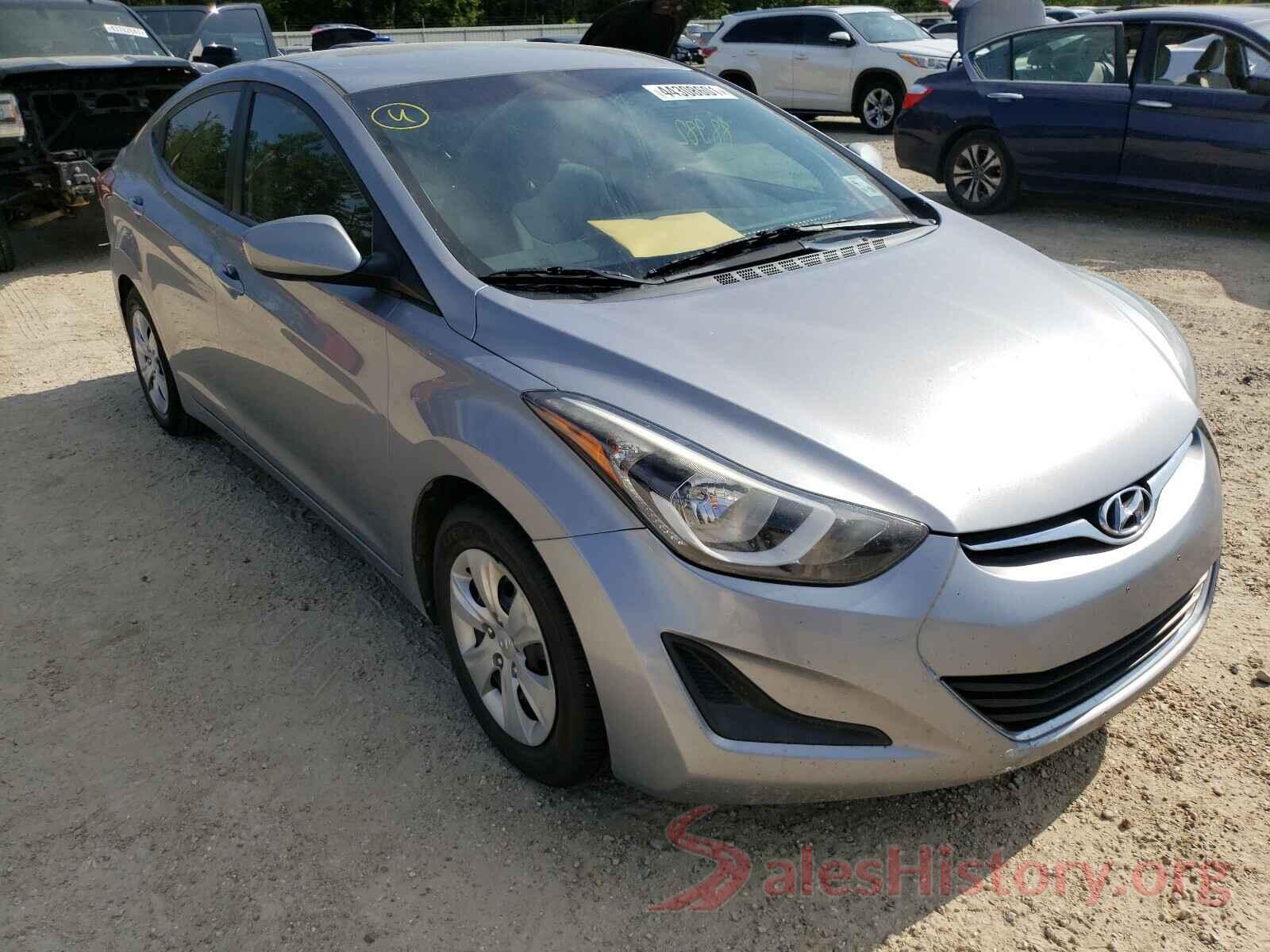 5NPDH4AE9GH751056 2016 HYUNDAI ELANTRA