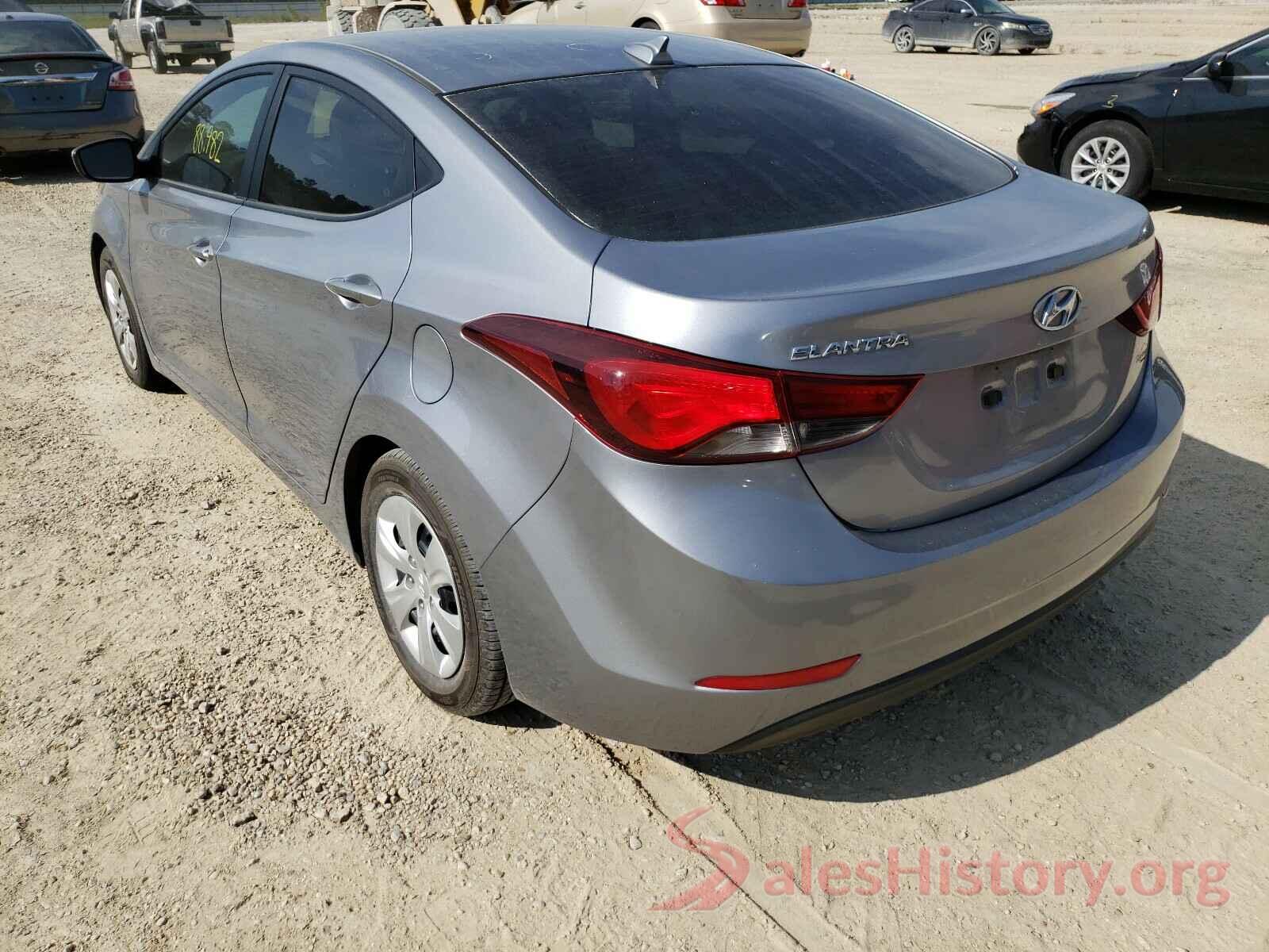 5NPDH4AE9GH751056 2016 HYUNDAI ELANTRA