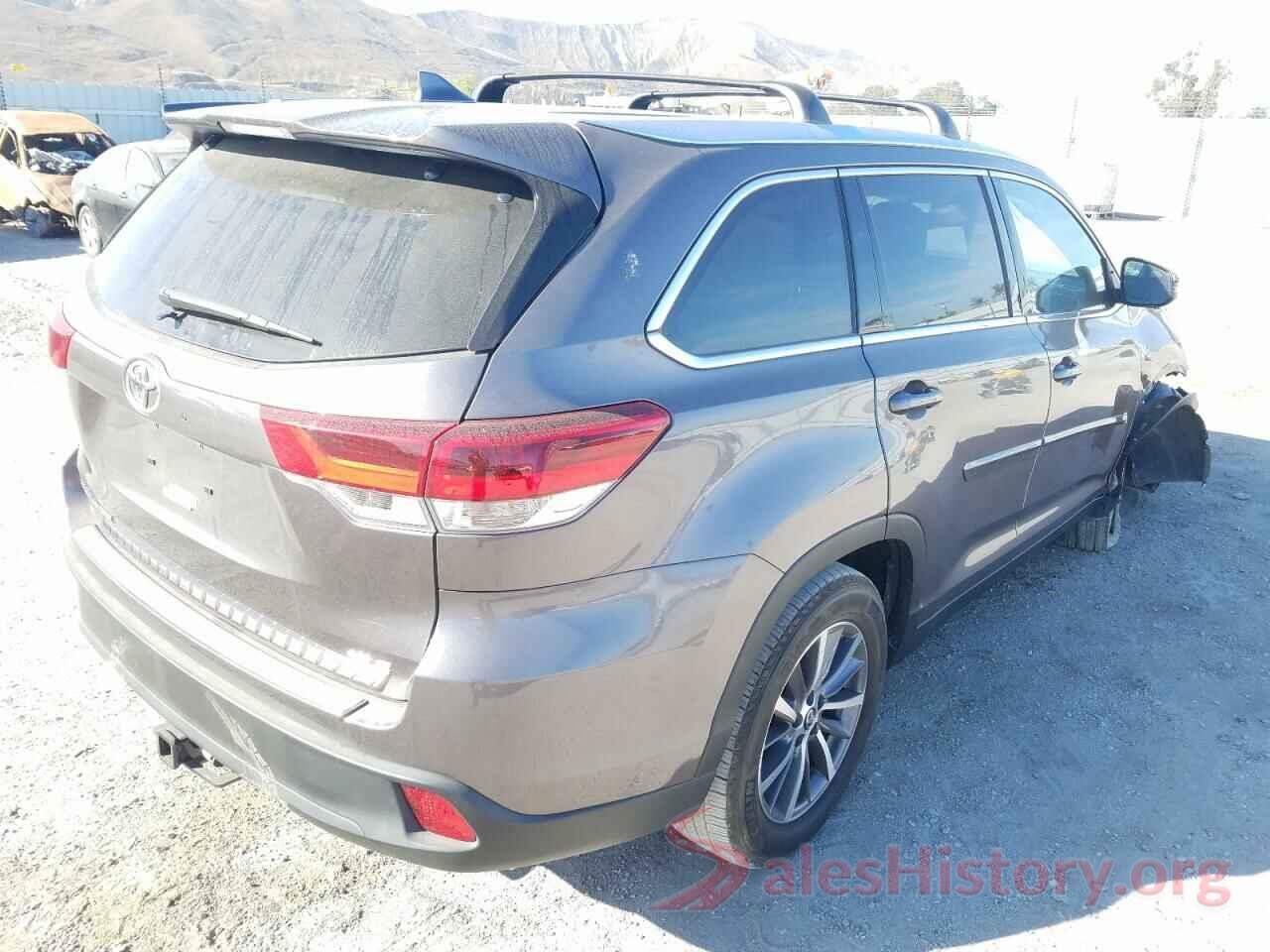 5TDKZRFH1KS559489 2019 TOYOTA HIGHLANDER