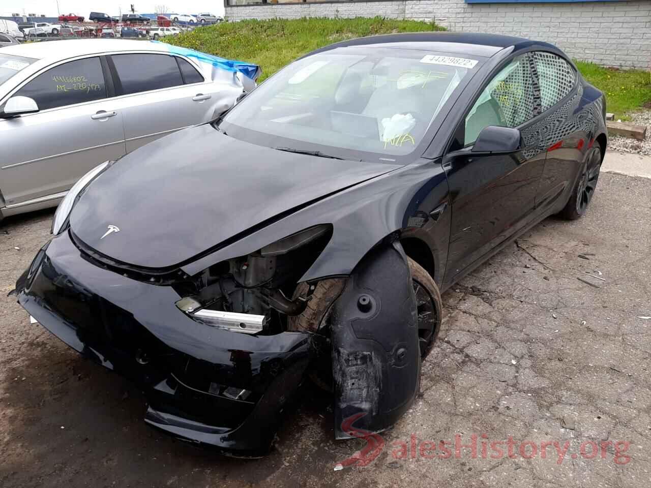 5YJ3E1EC7NF203323 2022 TESLA MODEL 3